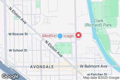 Map image of the property - 2858 W Henderson St