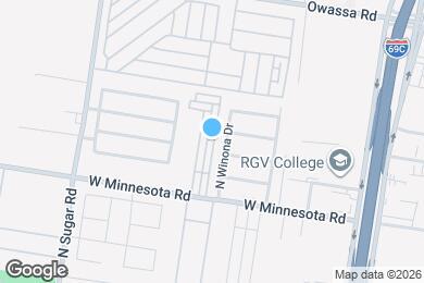 Map image of the property - 5504 N Crown Point