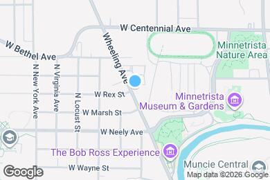 Map image of the property - 1400 Wheeling Ave