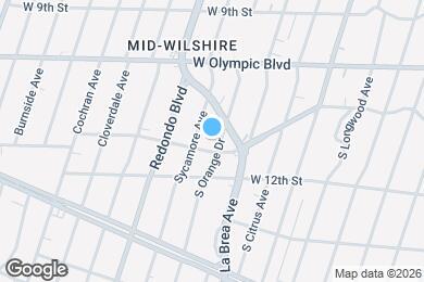 Map image of the property - 1093 S Orange Dr