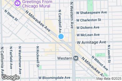 Map image of the property - 2014 N Milwaukee Ave