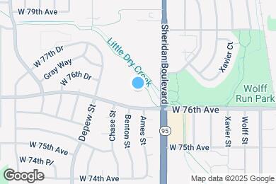 Map image of the property - 5321 W 76th Ave