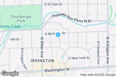 Map image of the property - 336 N Lesley Ave