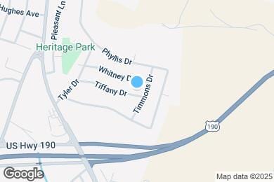 Map image of the property - 2327 Tiffany Dr