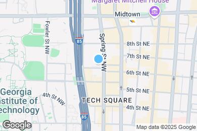 Map image of the property - Square On 5th - Student Housing