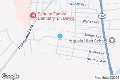 Map image of the property - 1536 Arling Ave