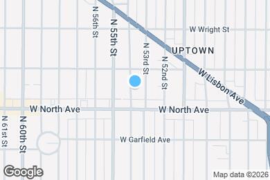 Map image of the property - 2338 N 54th St