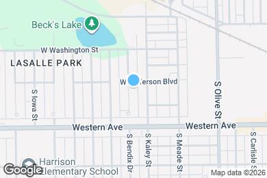 Map image of the property - 208 S Bendix Dr