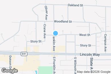 Map image of the property - 3422 West St