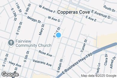 Map image of the property - 206 Veterans Ave