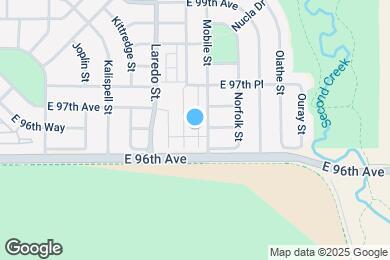Map image of the property - 9758 Laredo St