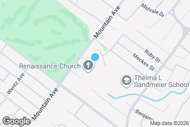 Map image of the property - 601 Mountain Ave