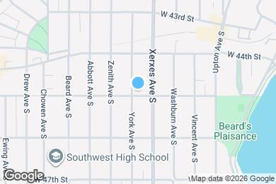 Map image of the property - 4453 York Ave S