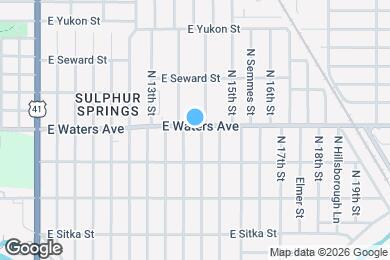 Map image of the property - 1409 E Waters Ave