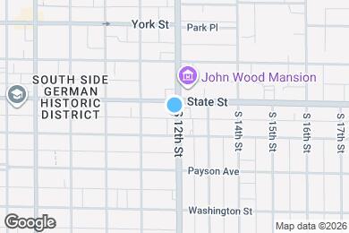 Map image of the property - 518 S 12th St