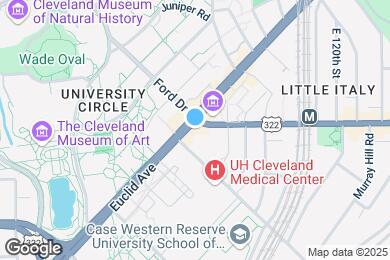 Map image of the property - University East Apartments