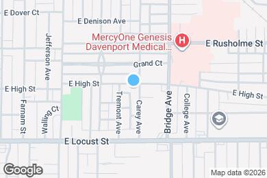 Map image of the property - 1021 E High St