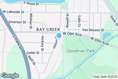 Map image of the property - 1213 Gilson St