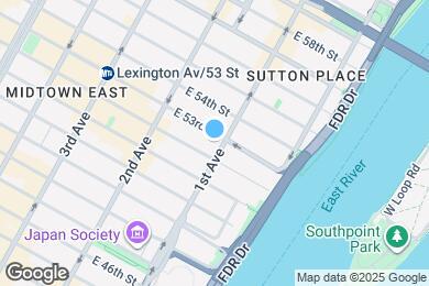Map image of the property - 959 First Avenue 24E