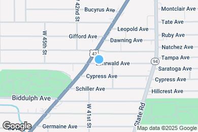 Map image of the property - 4003 Behrwald Ave
