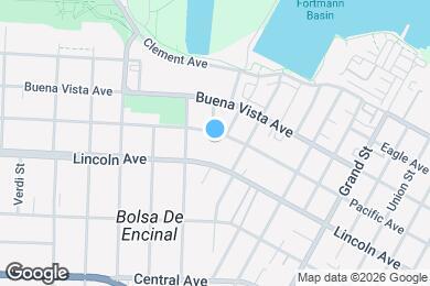 Map image of the property - 1524 Pacific Ave