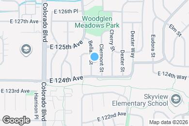 Map image of the property - 12448 Bellaire St