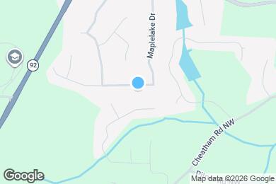 Map image of the property - 304 Maplelake Dr