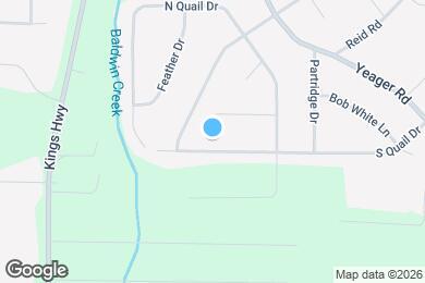 Map image of the property - 5906 S Quail Dr