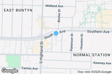 Map image of the property - 3563 Southern Ave