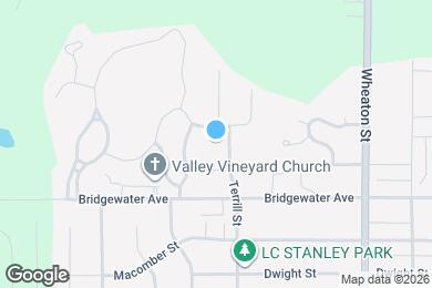 Map image of the property - 1640 Terrill St