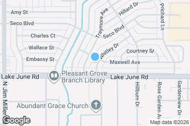 Map image of the property - 1321 Whitley Dr