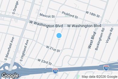 Map image of the property - 2001 S Harcourt Ave