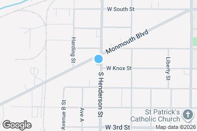 Map image of the property - 590 S Henderson St