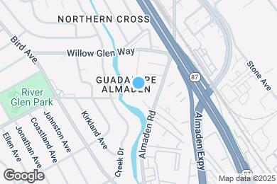Map image of the property - 1736 Guadalupe Ave
