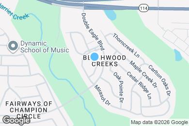 Map image of the property - 15833 Coyote Hill Dr