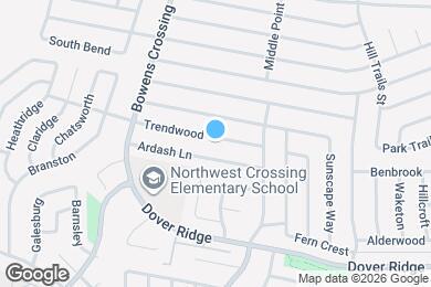 Map image of the property - 9834 Trendwood