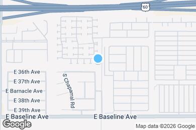 Map image of the property - 2361 E 35th Ave