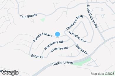 Map image of the property - 8034 E Portico Ter
