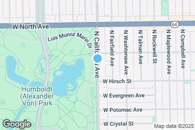 Map image of the property - 1457 N California Ave