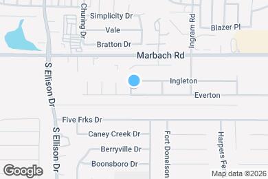Map image of the property - 1722 Coxwold Ct