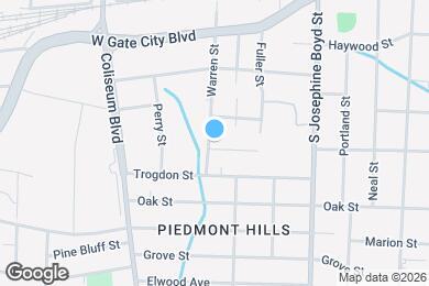 Map image of the property - 1724 Hertford St