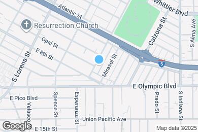 Map image of the property - 1170 Esperanza St