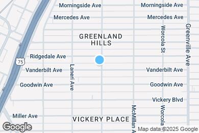 Map image of the property - 5355 Vanderbilt Ave