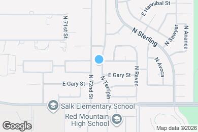 Map image of the property - 1330 N Terripin