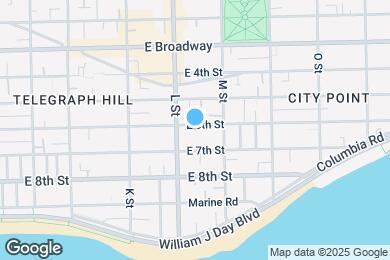Map image of the property - 645 E 6th St