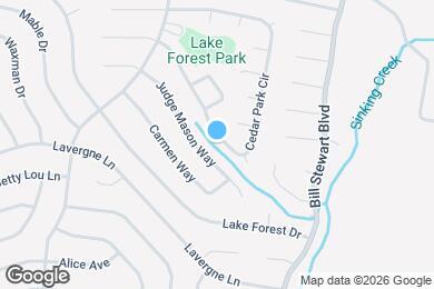 Map image of the property - 496 Cedar Park Cir