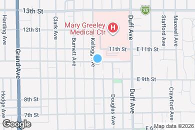 Map image of the property - 924 Kellogg Ave