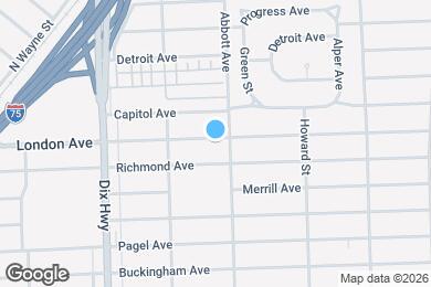 Map image of the property - 1723 London Ave