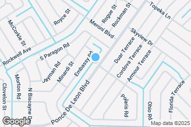 Map image of the property - 2999 Ponce De Leon Blvd