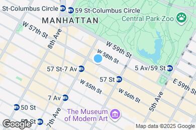 Map image of the property - 142 W 57th St